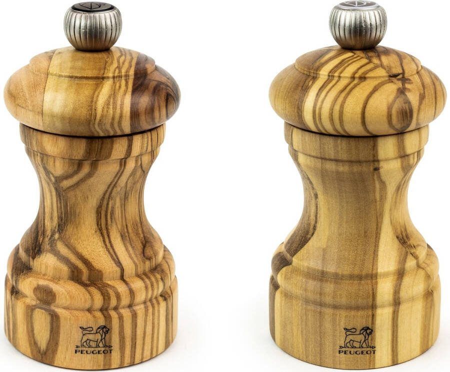 Peugeot Bistro Peper- En Zoutstel 10 cm Olijfhout