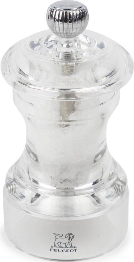 Peugeot Bistro zoutmolen 10 cm transparant acryl