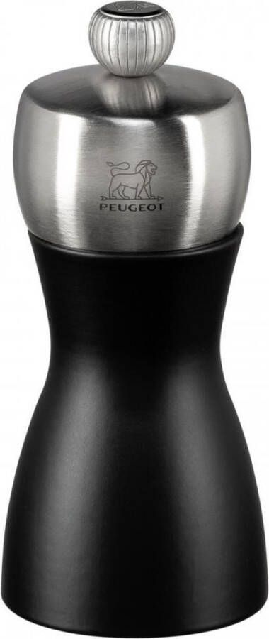 Peugeot Fidji Pepermolen 12cm Mat Zwart geborsteld RVS
