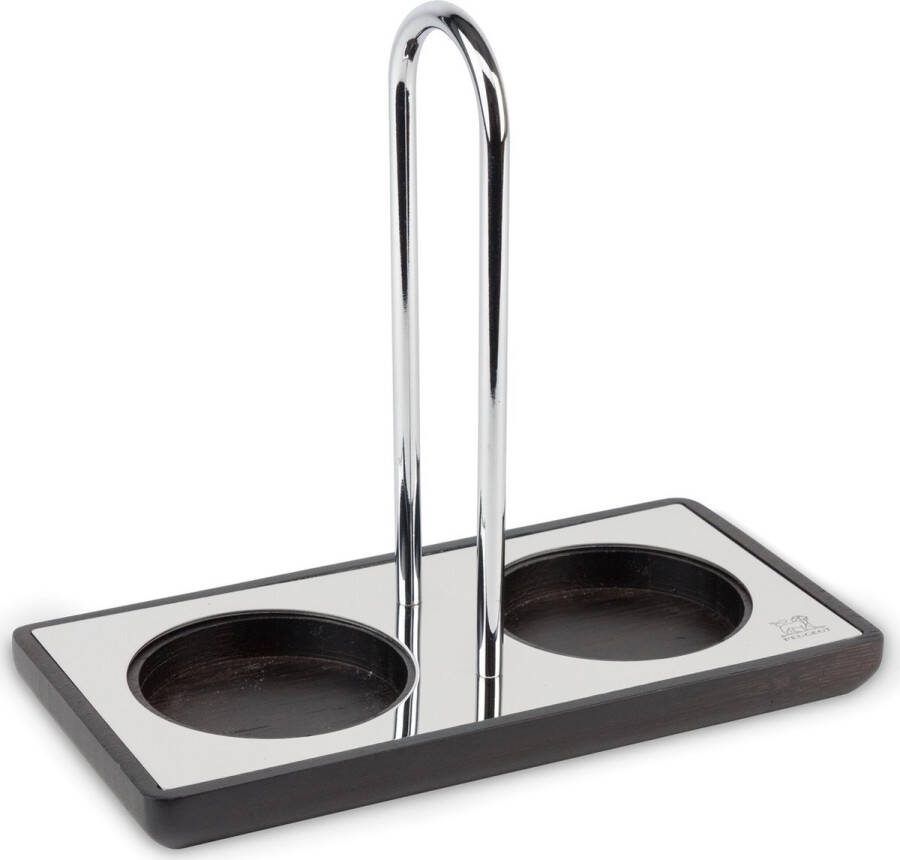 Peugeot Linea Houder Peper- En Zoutmolen 15 cm Chocolade Hout inox