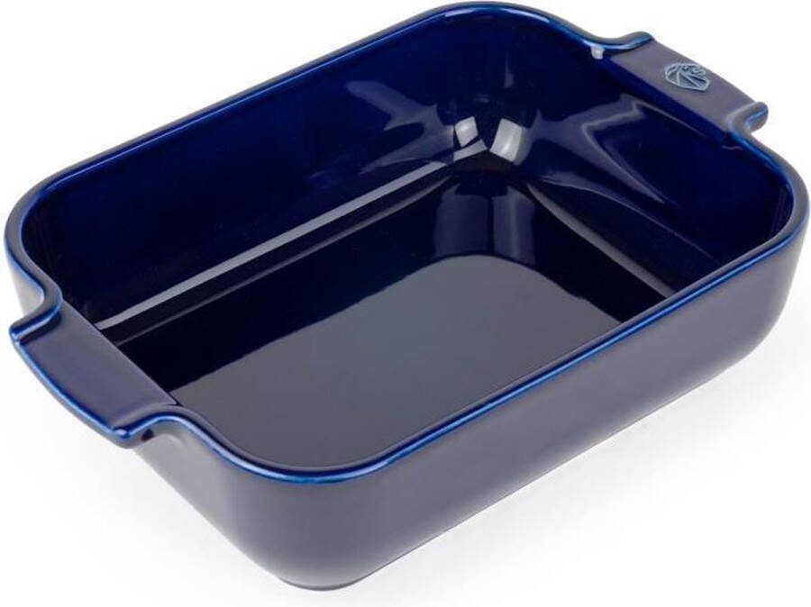 Peugeot Ovenschaal Appolia rechthoek 20 25 cm blauw