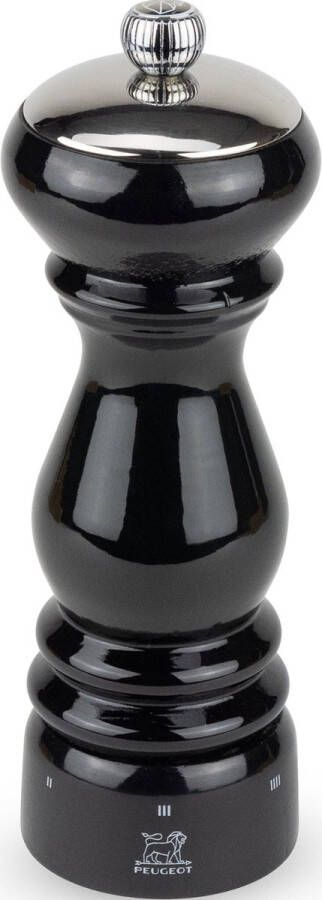 Peugeot Paris Icone zoutmolen 18 cm zwart