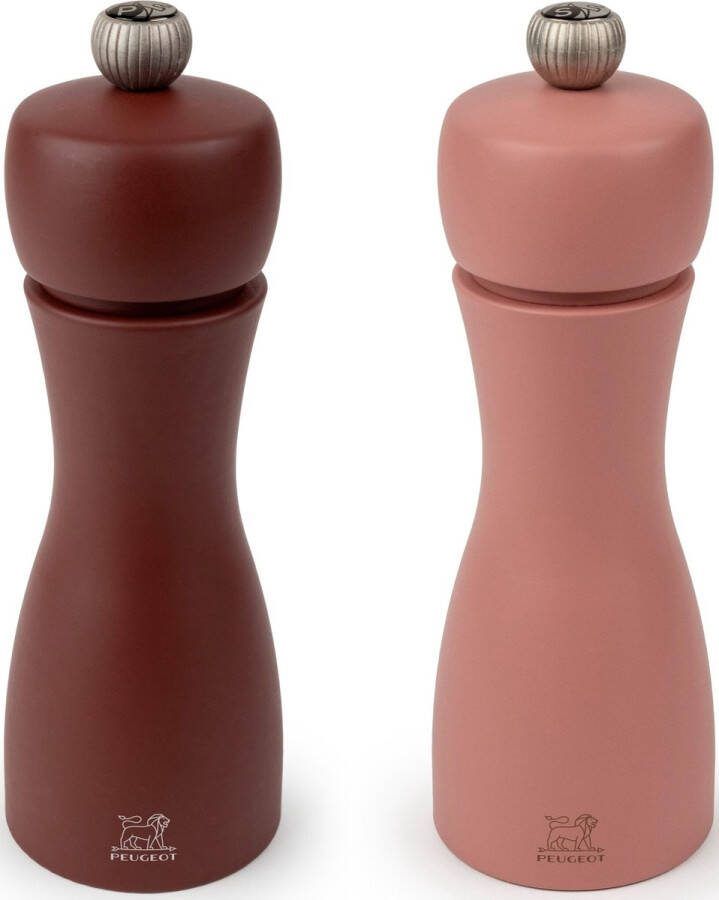 PEUGEOT Peper -en Zoutmolen Tahiti Duo Terre bruin en paars 15cm
