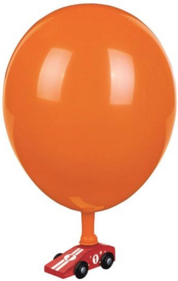 PhänoMINT speelgoedauto met ballonmotor schoencadeau luchtballonauto