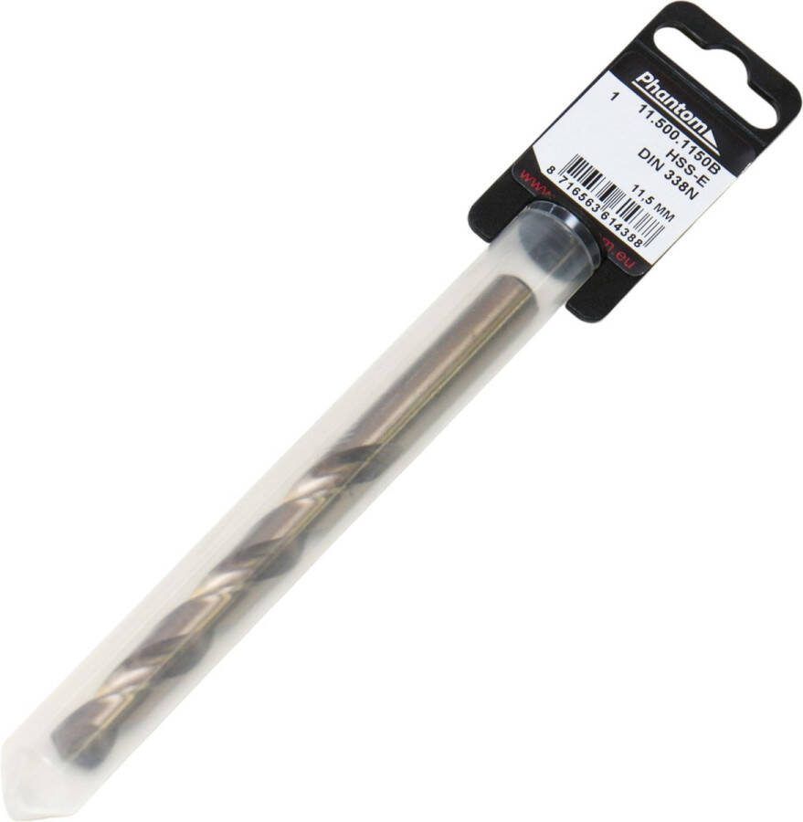 Phantom HSS-E Spiraalboor Din 338 11.5 mm Blister Pack 11.500.1150B (11.500)