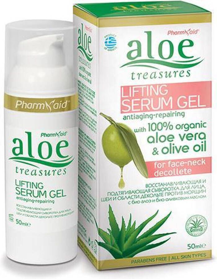 Pharmaid Aloe Treasures Lifting Serum Gel 50ml Antiaging en Herstellend Gezichtsserum voor een Stralende Huid