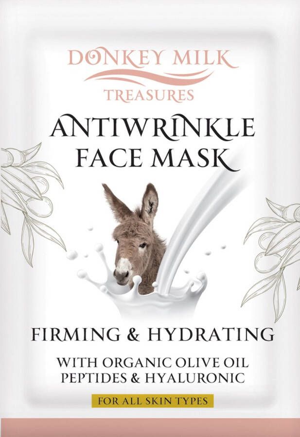 Pharmaid Anti Rimpel Gezichtsmasker met Peptiden & Hyaluronzuur 20ml vermindert rimpels