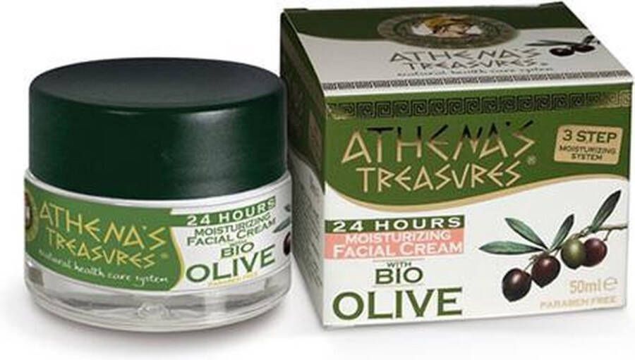 Pharmaid Athenas Treasures 24-uurs Gezichtscrème 50ml Langdurige Hydratatie Dag en Nachtcrème