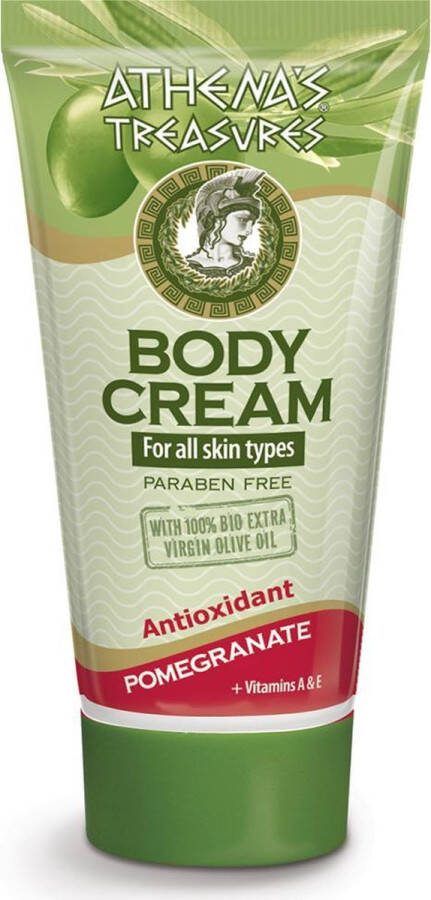Pharmaid Athena's Treasures Body Cream Granaatappel 150ml Natuurlijk Intensieve Hydratatie en Verjonging