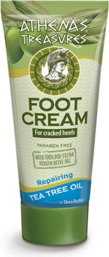 Pharmaid Athenas Treasures Foot Cream Moisturizer 60ml Verwen Je Voeten Verrijkt met Tea Tree Natuurlijk Verzorgend