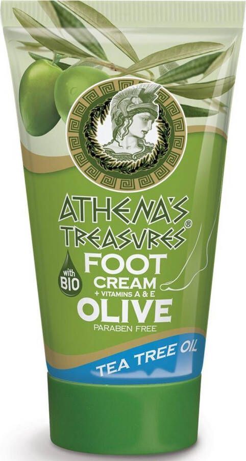 Pharmaid Athenas Treasures Voetcreme Tea Tree Oil 100ml Voetverzorging Olijfolie