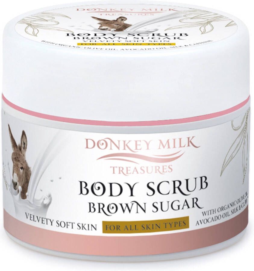 Pharmaid Donkey Milk Treasures Body Scrub Brown Sugar 200ml | Moisturizer