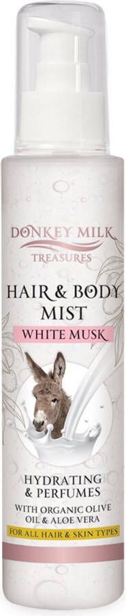 Pharmaid Donkey Milk Treasures Hair & Body Mist White Musk 100ml