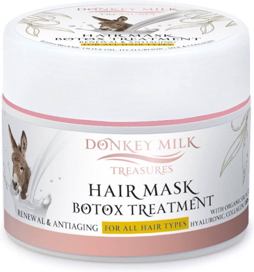 Pharmaid Donkey Milk Treasures Hair Mask Botox Treatment 200ml Luxe Haarmasker voor Alle Haartypes