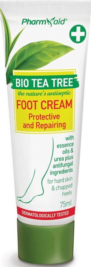 Pharmaid Wellness Treasures Foot Creme Bio Tea Tree Oil 75ml Voetcreme