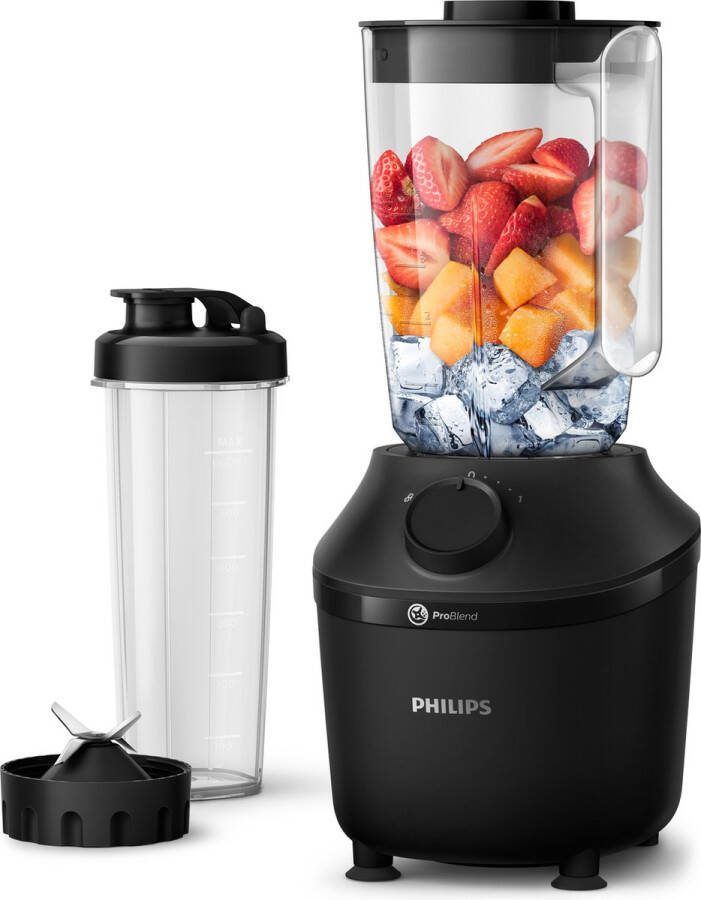 Philips HR2041 41 blender Series 3000 zwart 1 0L 450W