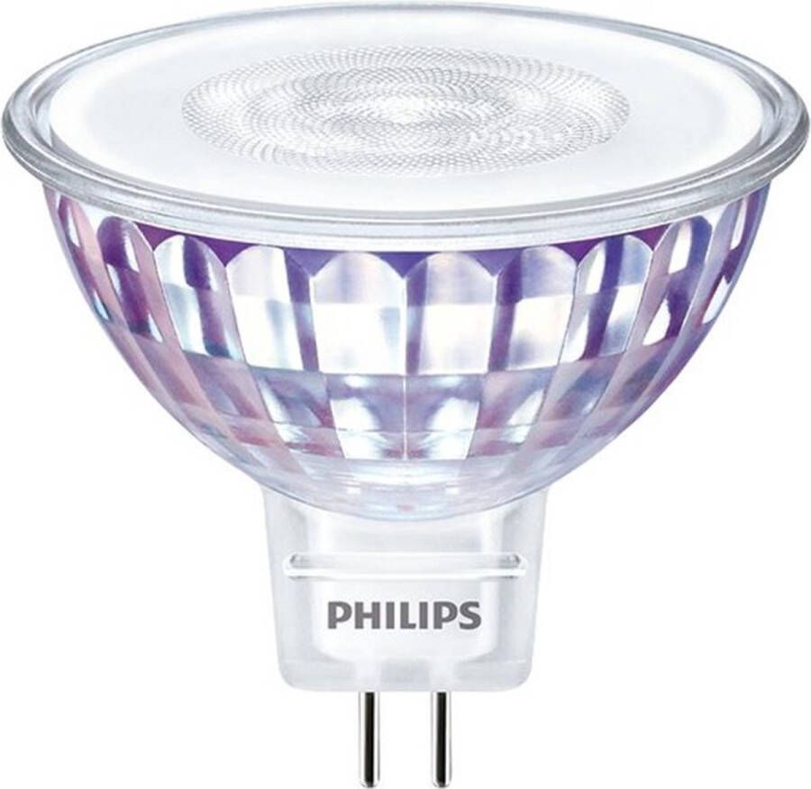 Philips 30720900 LED-lamp Energielabel F (A G) GU5.3 5.8 W Neutraalwit (Ø x l) 51 mm x 46 mm 1 stuk(s)