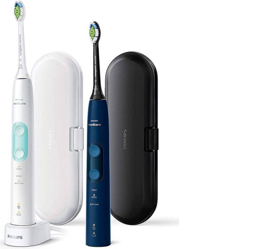 Philips 5100 series HX6851 34 Sonische tandenborstel Wit en blauw