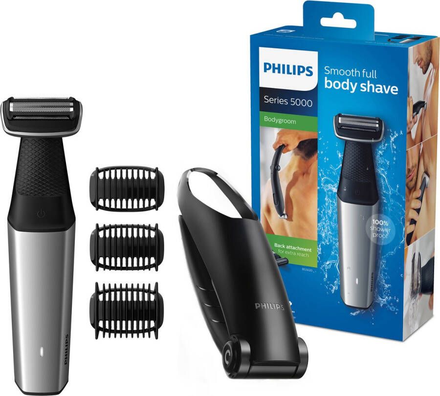 Philips Ladyshave Series 5000 BG5020 15 Bodygroom met 3 trim-opzetstukken