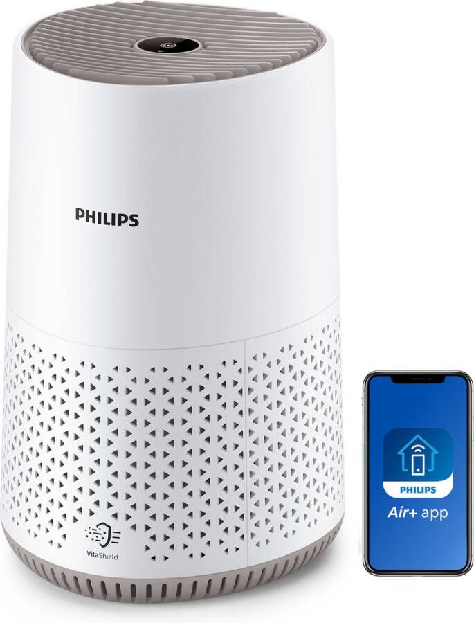 Philips 600i Series AC0650 10 Luchtreiniger met HEPA Filter 170 m³ u Wit App Connected