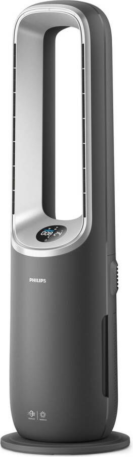 Philips 8000 Series Air Performer AMF870 15 3-in-1 Luchtreiniger Ventilator & Verwarming HEPA Filter 270 m³ u Donkergrijs App Connected