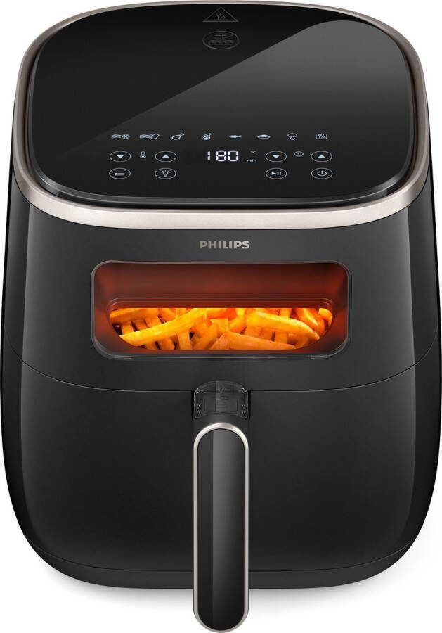 Philips Airfryer 3000 Series HD9257 88 6 2 liter (XL) – Heteluchtfriteuse – 13 in 1 kookfuncties Quickclean Met venster