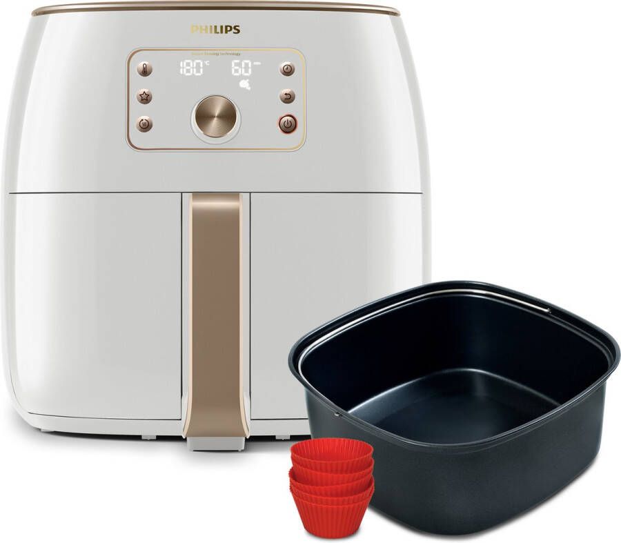 Philips Airfryer Premium Series HD9870 20 7 2 liter (XXL) Heteluchtfriteuse Smart Sensing 7 keer snellere Airflow