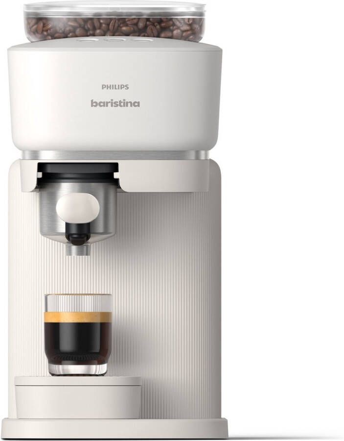 Philips Baristina BAR300 00 Espressomachine Koffiemachine Met Bonen Wit