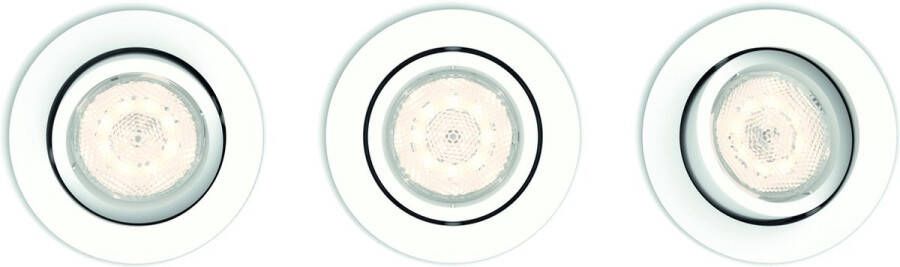 Philips Casement Inbouwspot 3 Lichtpunten wit 3 x 500lm