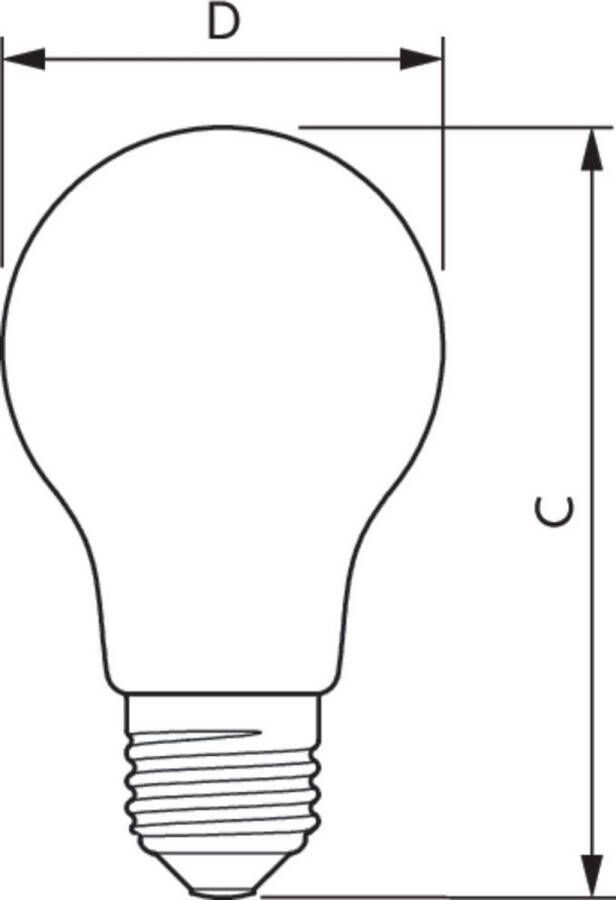 Philips Corepro Ledbulb E27 Peer Mat 8.5w 1055lm 830 Warm Wit | Vervangt 75w