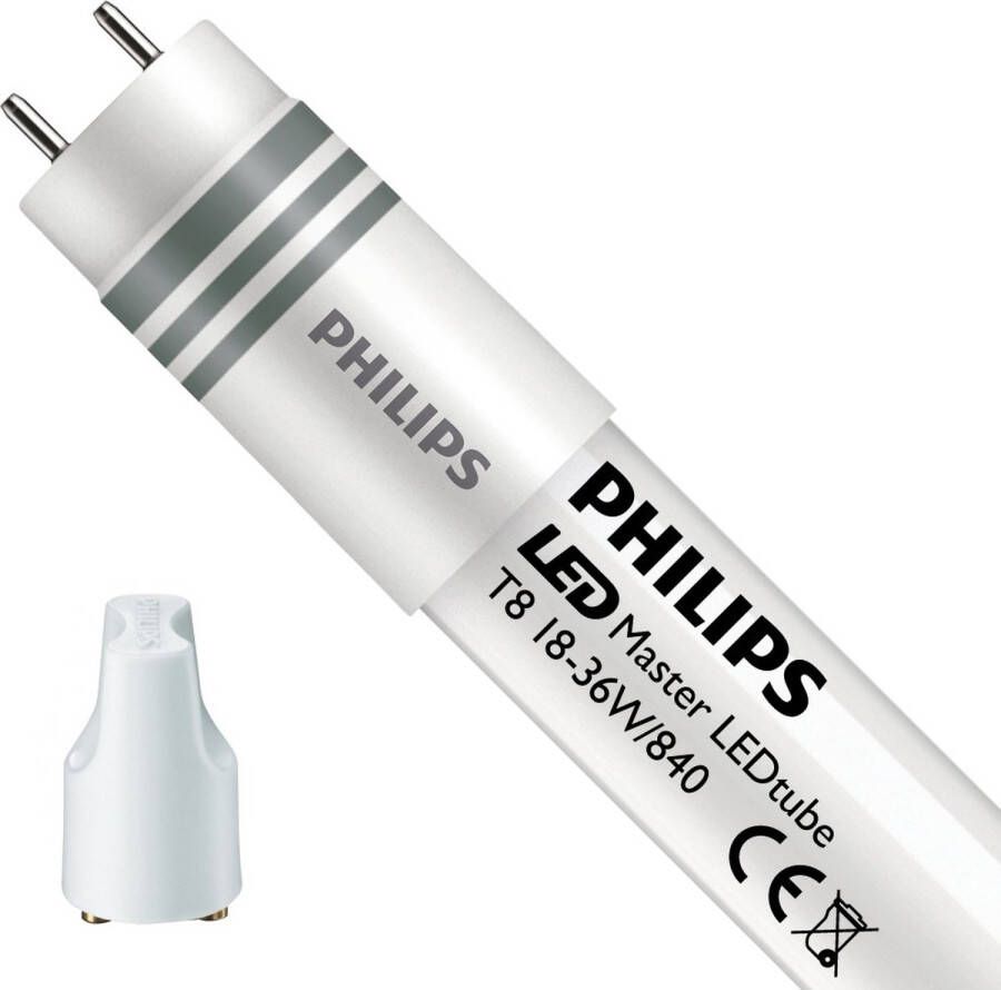 Philips Led | Led Buis T8 Corepro (un) High Output 18w 2000lm 840 Koel Wit | 120cm Vervangt 36w