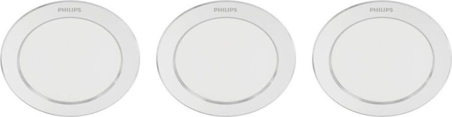 Philips Diamond Inbouwspot LED 3x3 5W 300lm Rond Wit