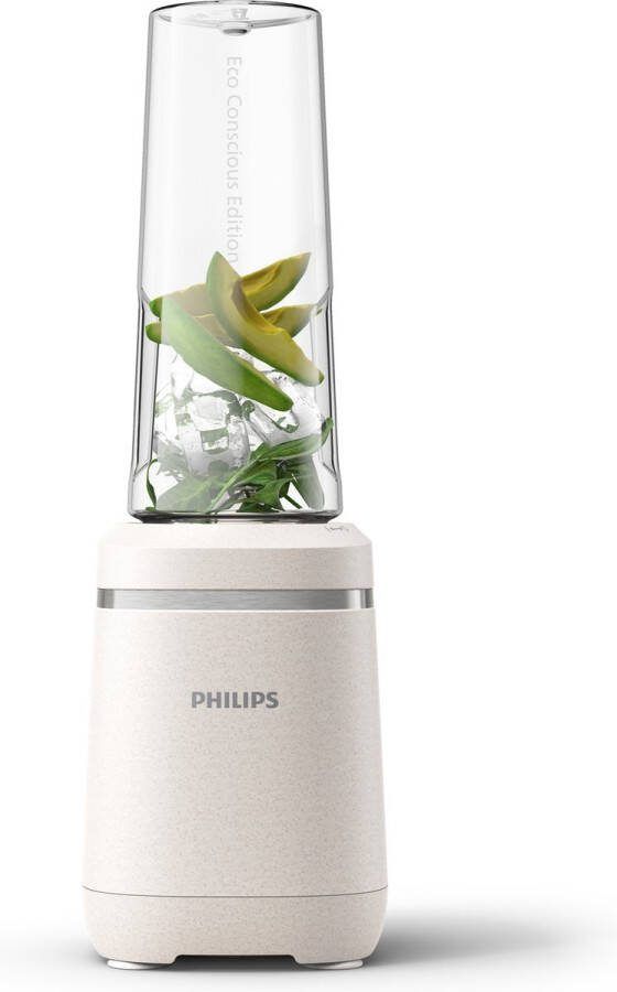 Philips Eco Conscious Edition Blender gemaakt van gerecycled materiaal 0 6 L 350 W Wit (HR2500 00)