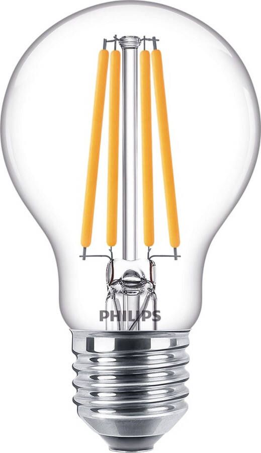 Philips Master Led E27 Peer Filament Helder 10.5w 1521lm 927 Zeer Warm Wit | Beste Kleurweergave