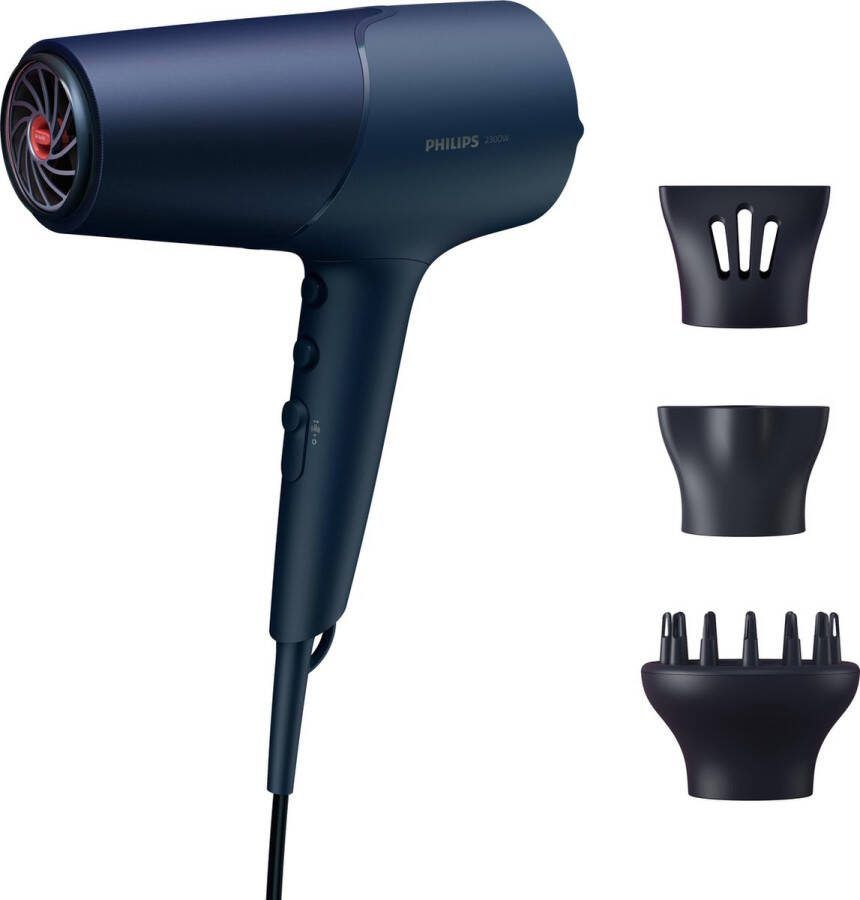 Philips Föhn Series 5000 BHD510 20 Föhns met diffuser Blauw Metallic