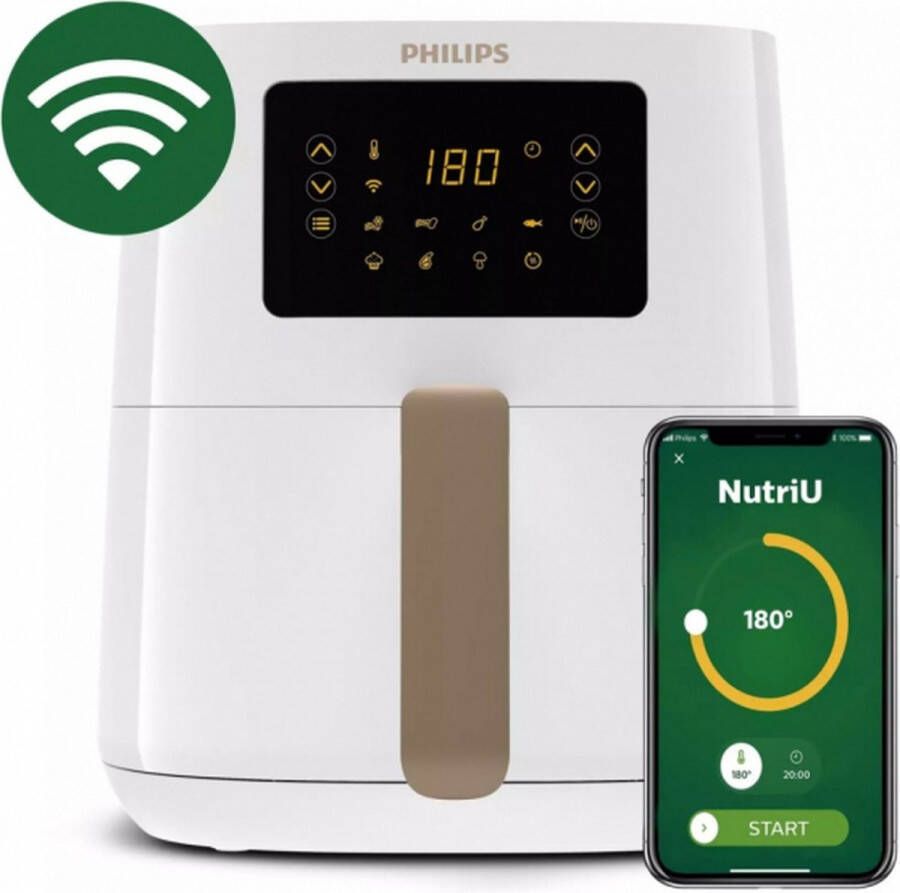 Philips HD9255 30 AirFryer Compact Spectre Connected 4.1 liter Wit