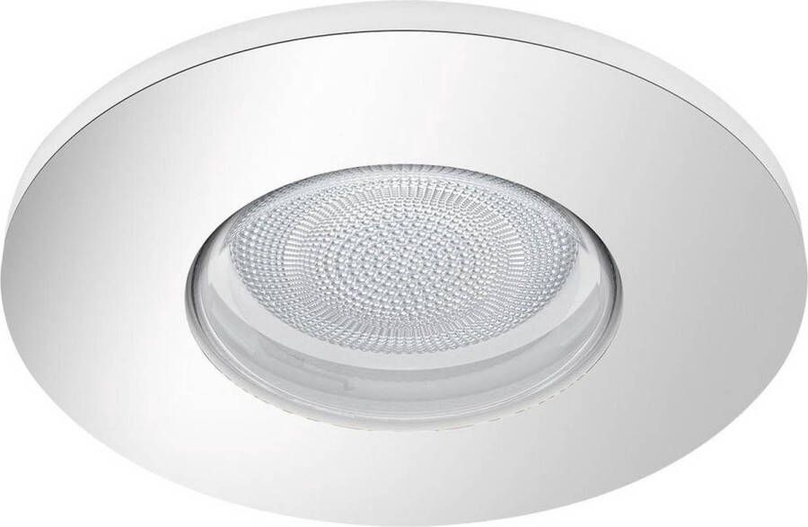 Philips Hue Adore Inbouwspot Badkamer uitbreiding White Ambiance GU10 Chroom 5W Bluetooth