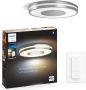 Philips Hue Being plafondlamp White Ambiance aluminium Bluetooth incl. 1 dimmer switch - Thumbnail 2