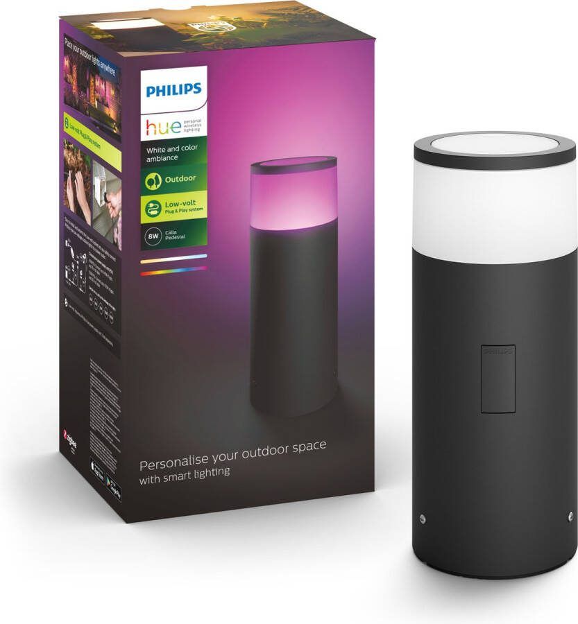 Philips Hue Calla Sokkellamp Laag (Wit Kleur) Uitbreiding | elektronica en media | Smart Home Slimme Verlichting | 8718696167991