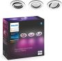 Philips Hue Centura inbouwspot White and Color Ambiance 3-pack aluminium rond Bluetooth - Thumbnail 2