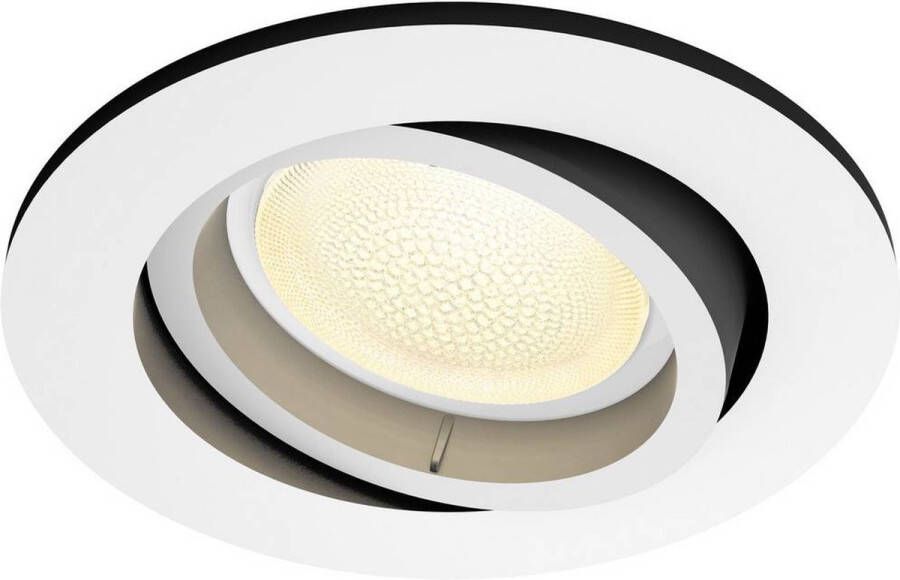 Philips Hue Centura Recessed Spotlight White And Color Ambiance 1 Light Point White Bluetooth