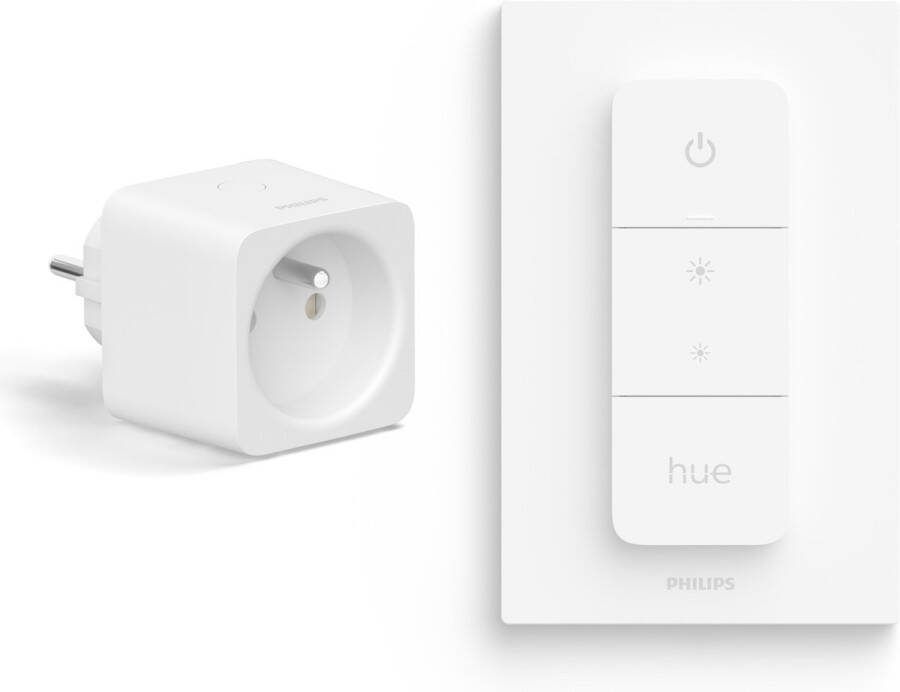 Philips Hue Combipack Hue Smart Plug België en Dimmer Switch Slimme Stekker