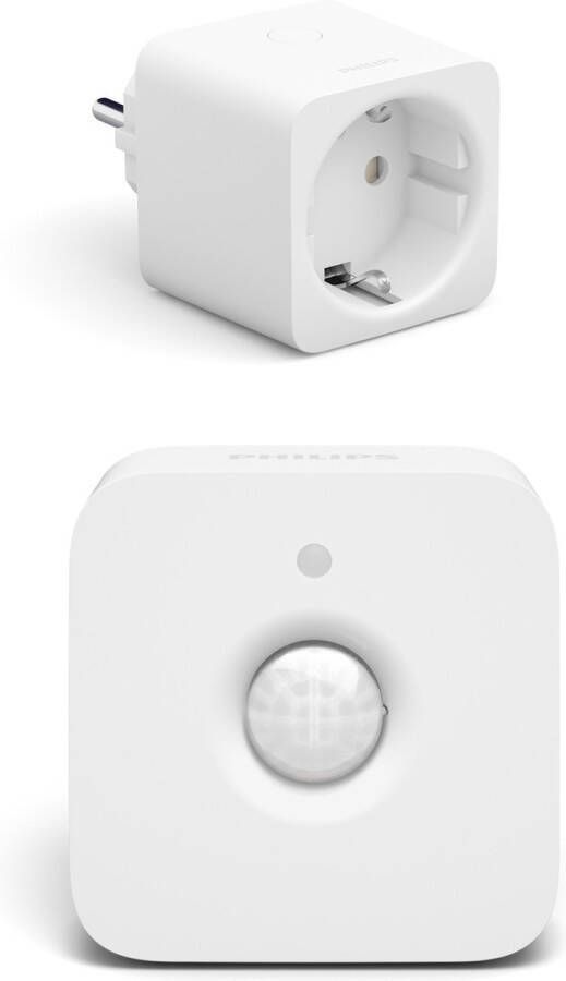 Philips Hue Combipack Hue Smart Plug Nederland en Bewegingssensor voor Binnen Slimme Stekker