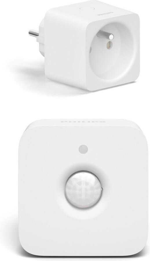 Philips Hue Combipack Hue Smart Plug België en Bewegingssensor voor Binnen Slimme Stekker