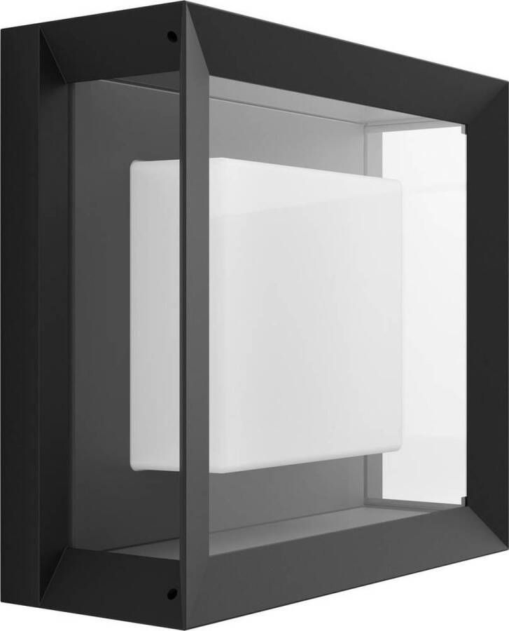 Philips Hue Econic Wandlamp White and Color Ambiance- Vierkant Buiten