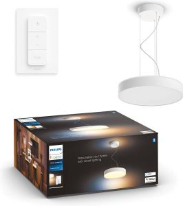 Philips Hue Enrave hanglamp warm tot koelwit licht wit 1 dimmer switch