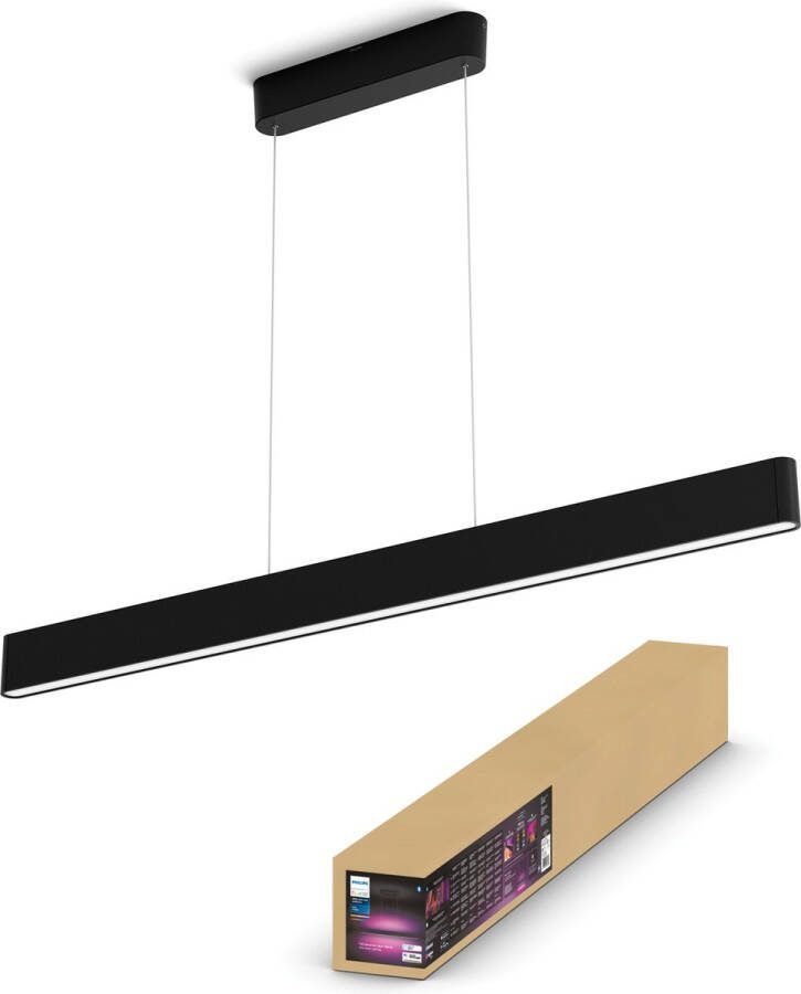 Philips Hue Ensis Hanglamp White and Color Ambiance Zwart 2 x 39W Bluetooth