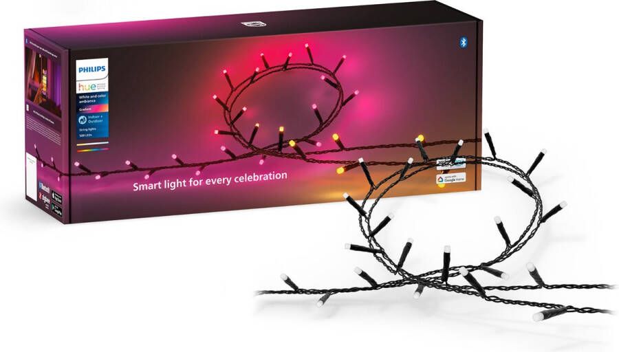 Philips Hue Festavia Lichtsnoer Ledstrip 40 Meter 500 Led's - Foto 2