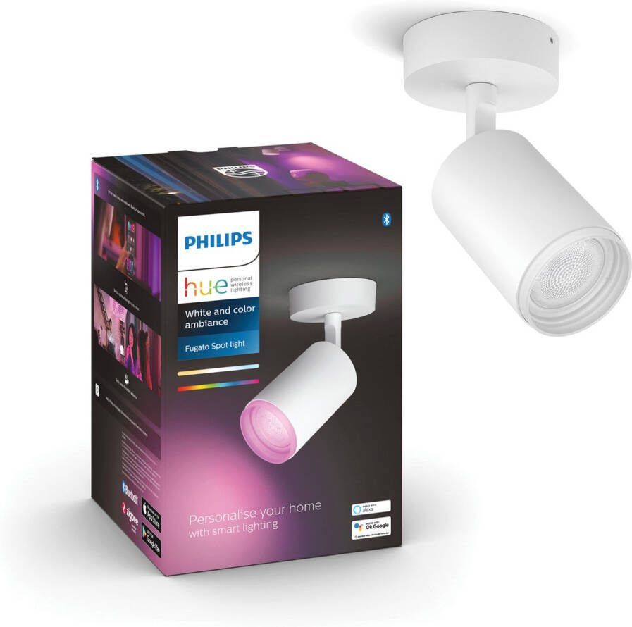 Philips Hue Fugato opbouwspot wit en gekleurd licht 1-spot wit