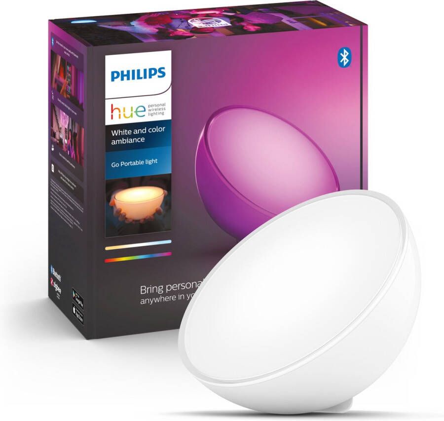 Philips Hue Go Tafellamp V2 White and Color Ambiance Wit 43W